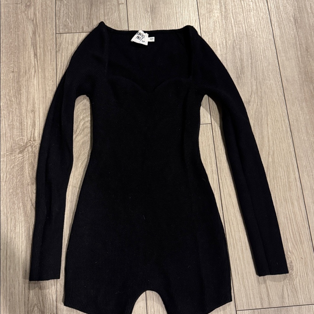 Princess Polly Black Long Sleeve Romper